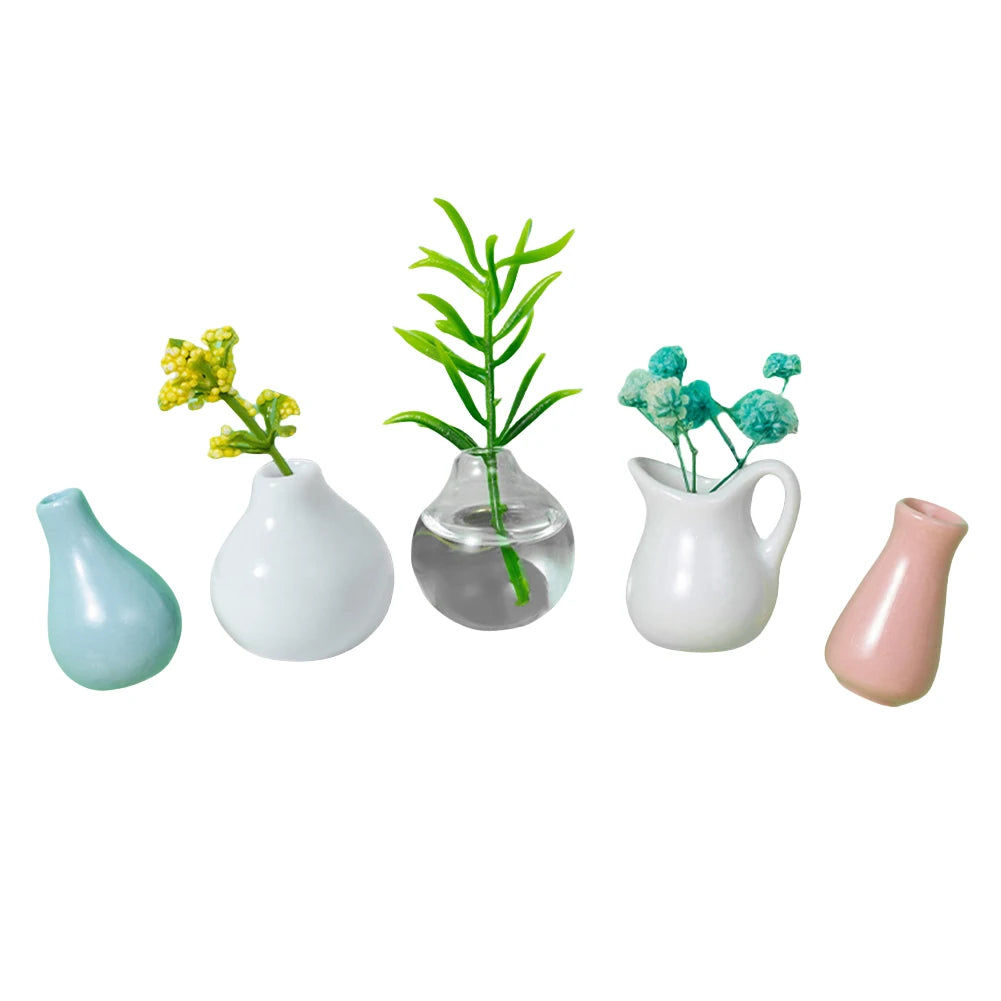 Ceramics Vase Fridge Magnet Porcelain Refrigerator Decor Sticker
