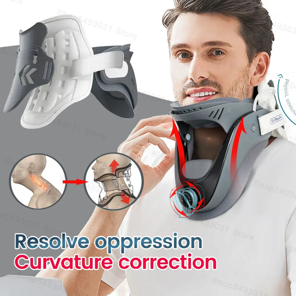Cervical Neck Traction Device For Home Use Adjustable Neck Support