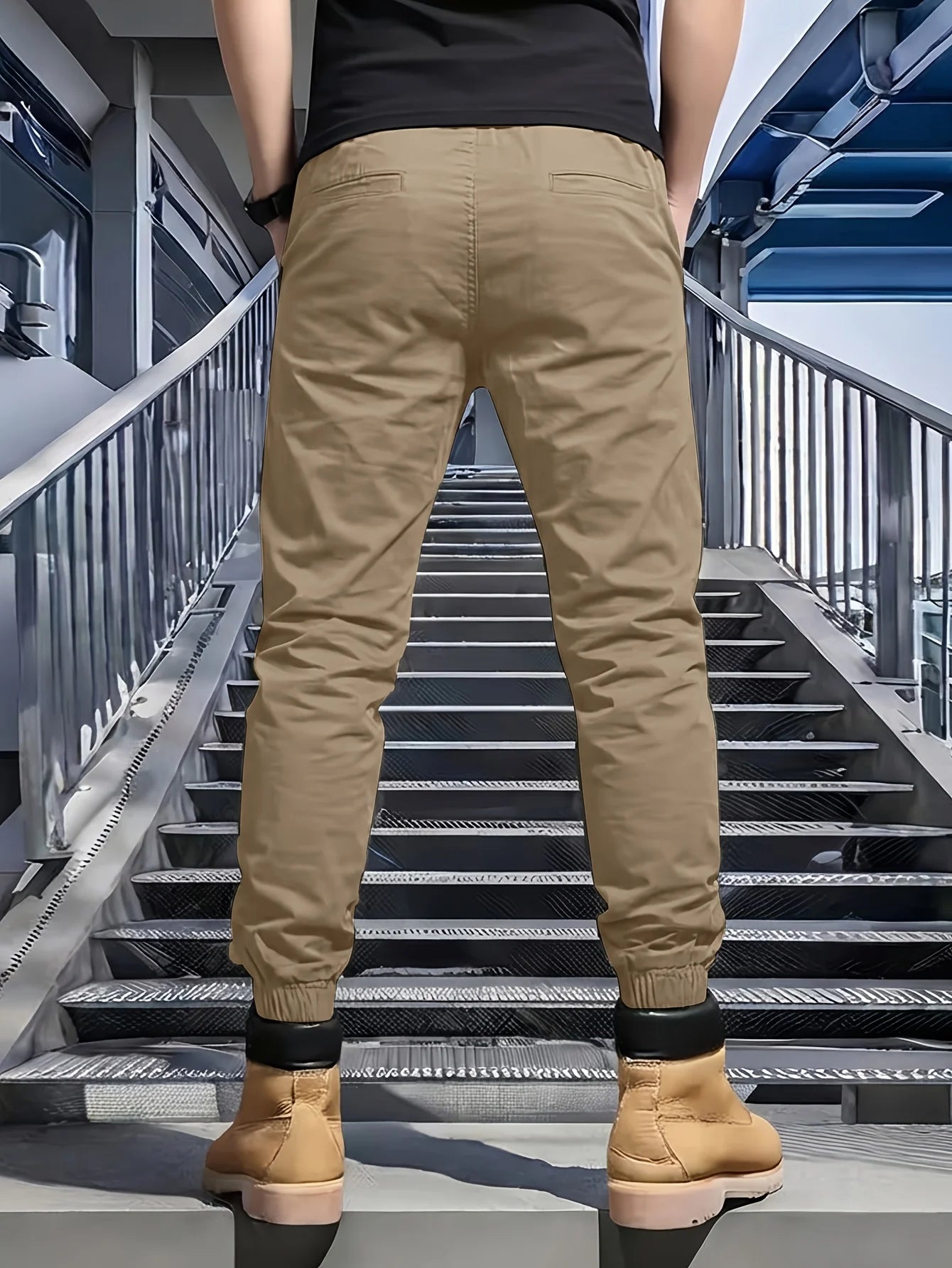 Winthunder Men's Seasonal Workwear Pants With Multiple Pockets