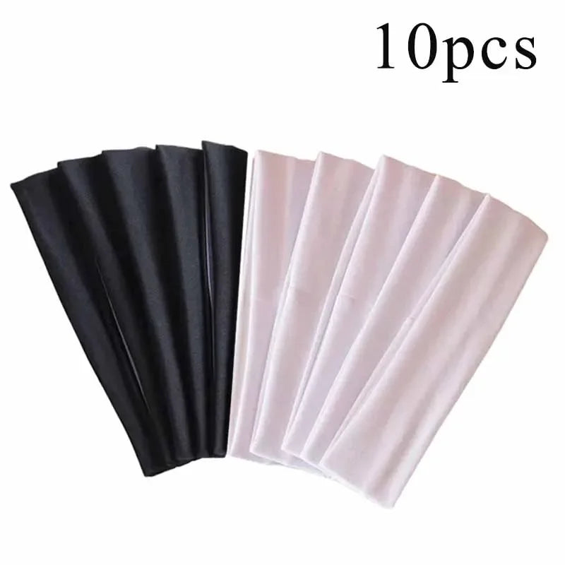 Elastic Hair Bands for Women Solid Color Set of 10 Hair Accessories
