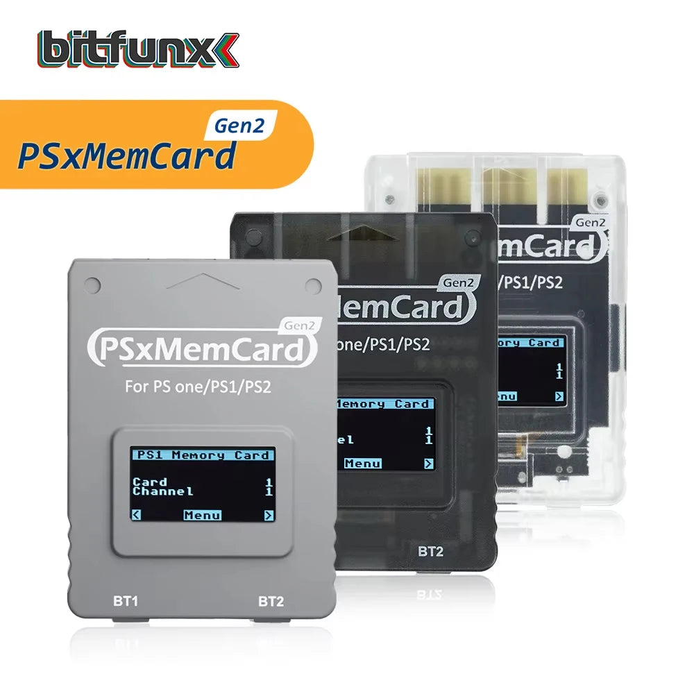 BitFunx PSxMemCard Gen2 SD2PSX With MicroSD For PS1 PS2