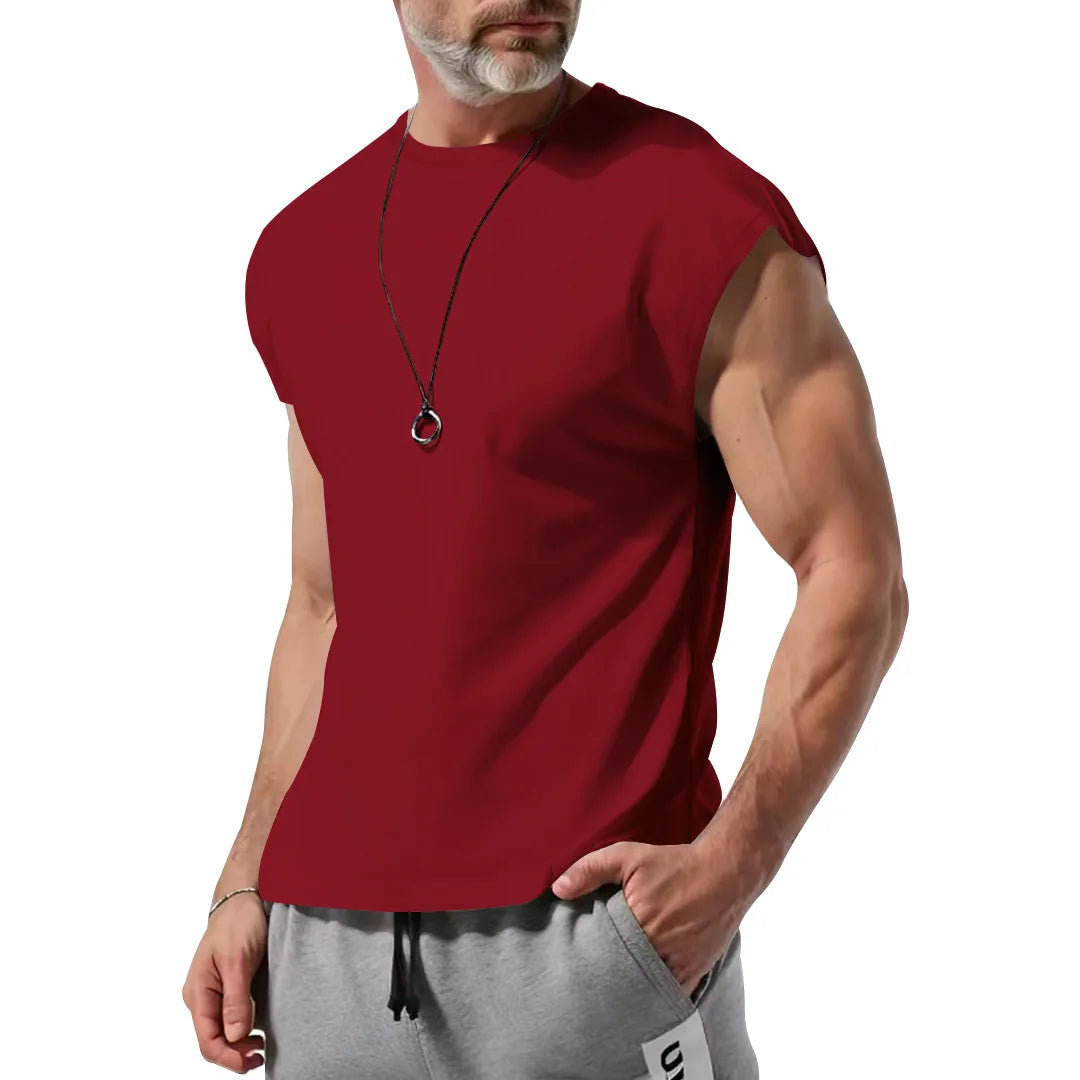 Amazon cross-border men's clothing summer new sleeveless t-shirt youth casual loose thin vest men