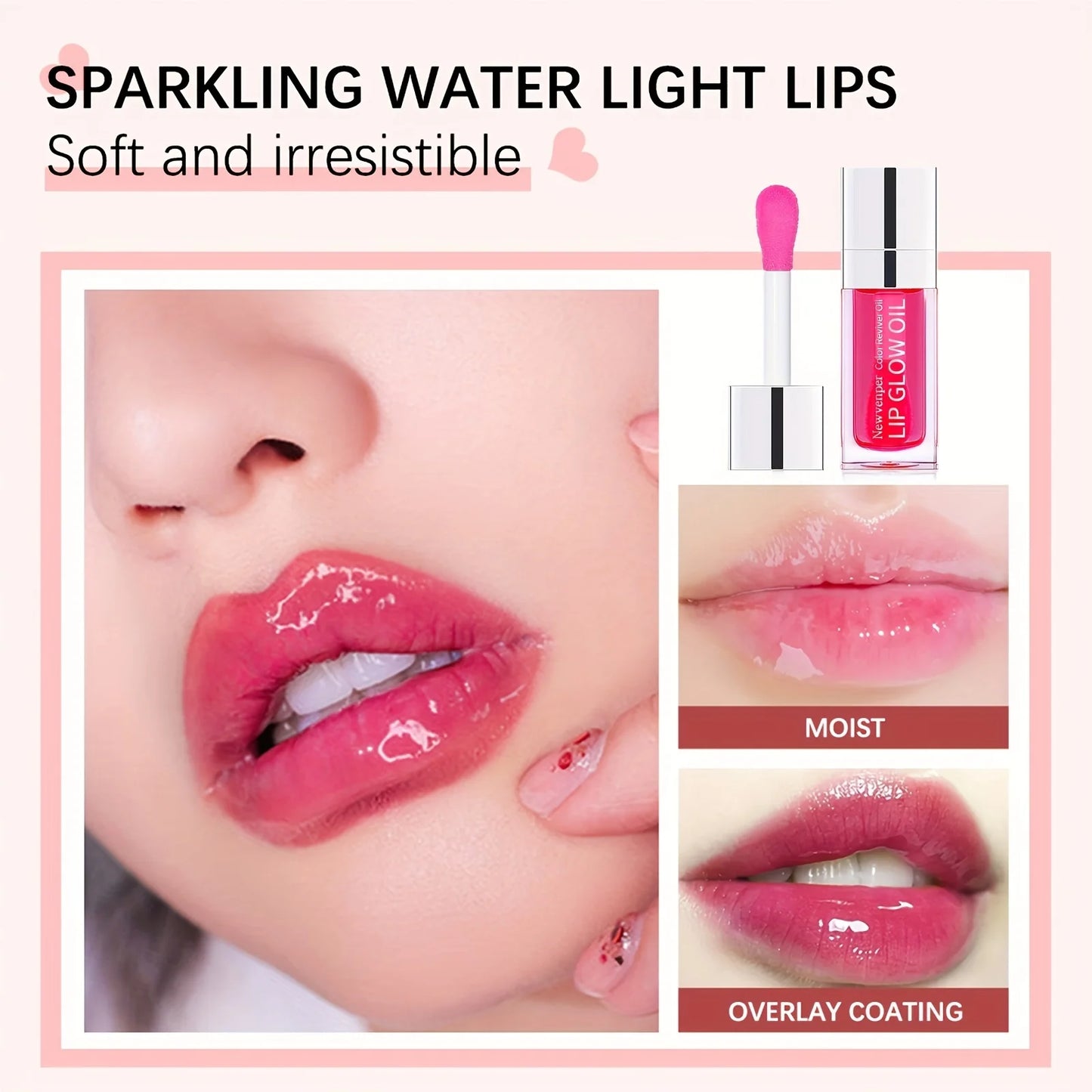 Hydrating Lip Glow Oil for Dry Lips Moisturizing Lip Care