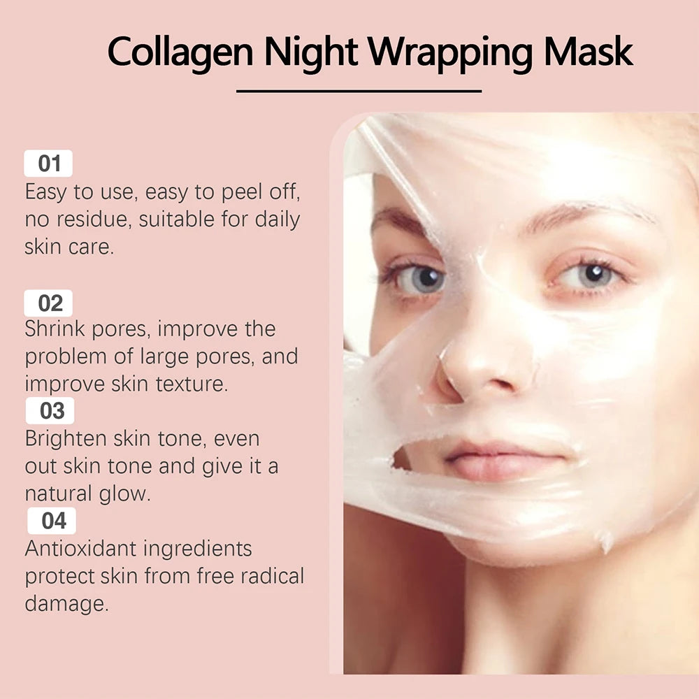 Ms.Dear Collagen Wrapping Peel Off Facial Mask for Hydration Elasticity