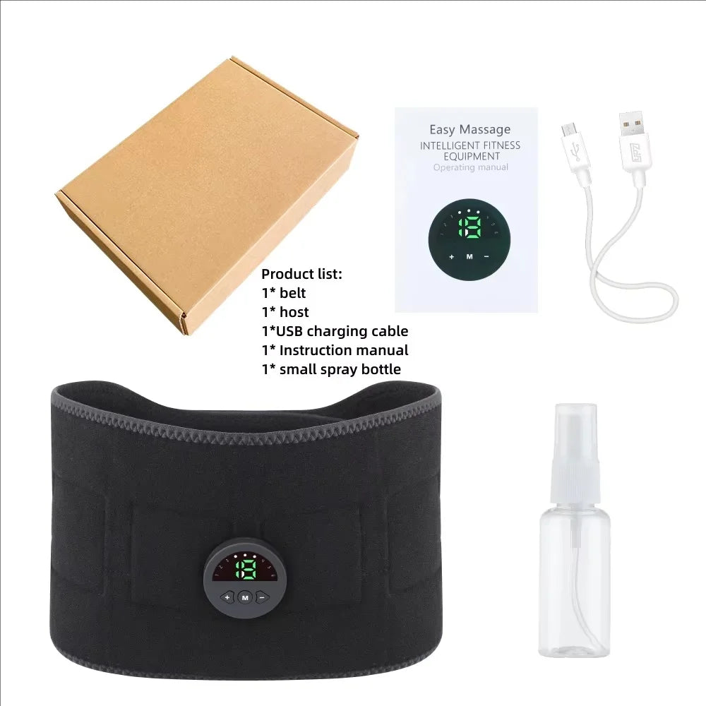 Jitesy EMS Abdominal Muscle Trainer With 6 Modes USB Rechargeable