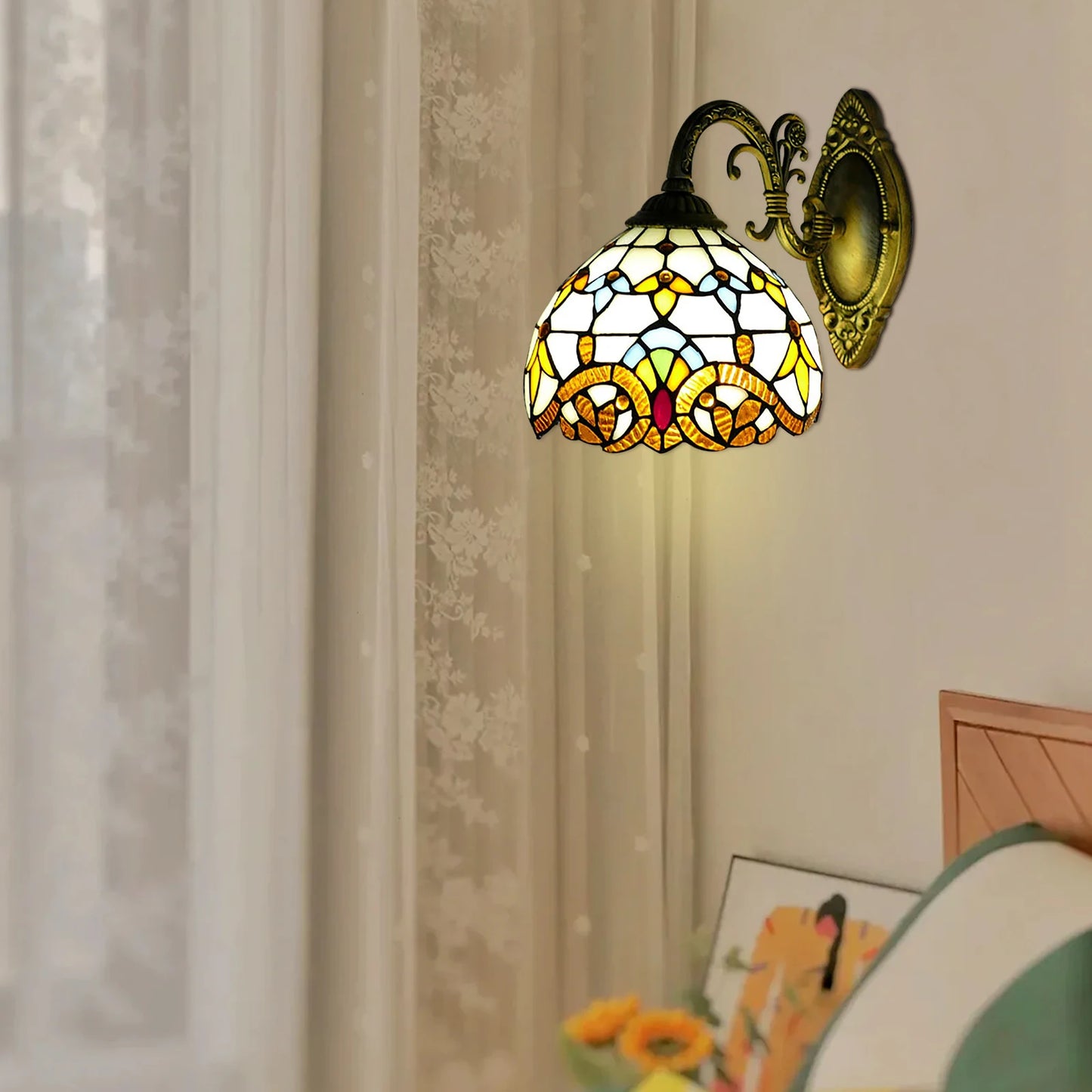 Vintage Dome Wall Lamp Indoor Living Room Hallway Decor