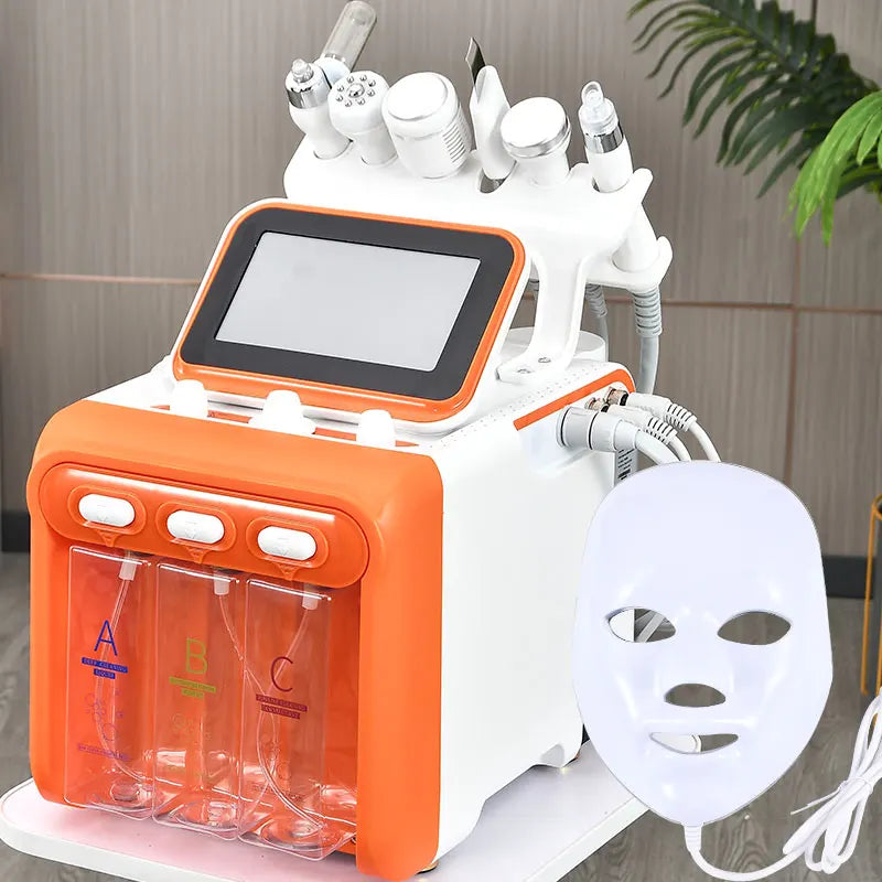 7 in 1 Hydro Microdermabrasion Aqua Peeling H2O2 Facial Machine Hydra Water Dermabrasion Peel Oxygen Jet Beauty Equipment