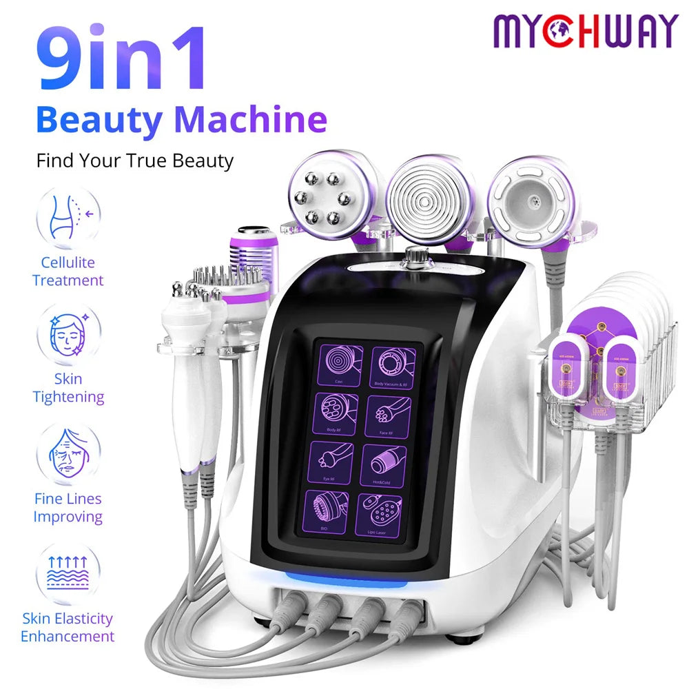 MYCHWAY Cavitation 40K Machine for Skin Tightening and Facial Stimulation
