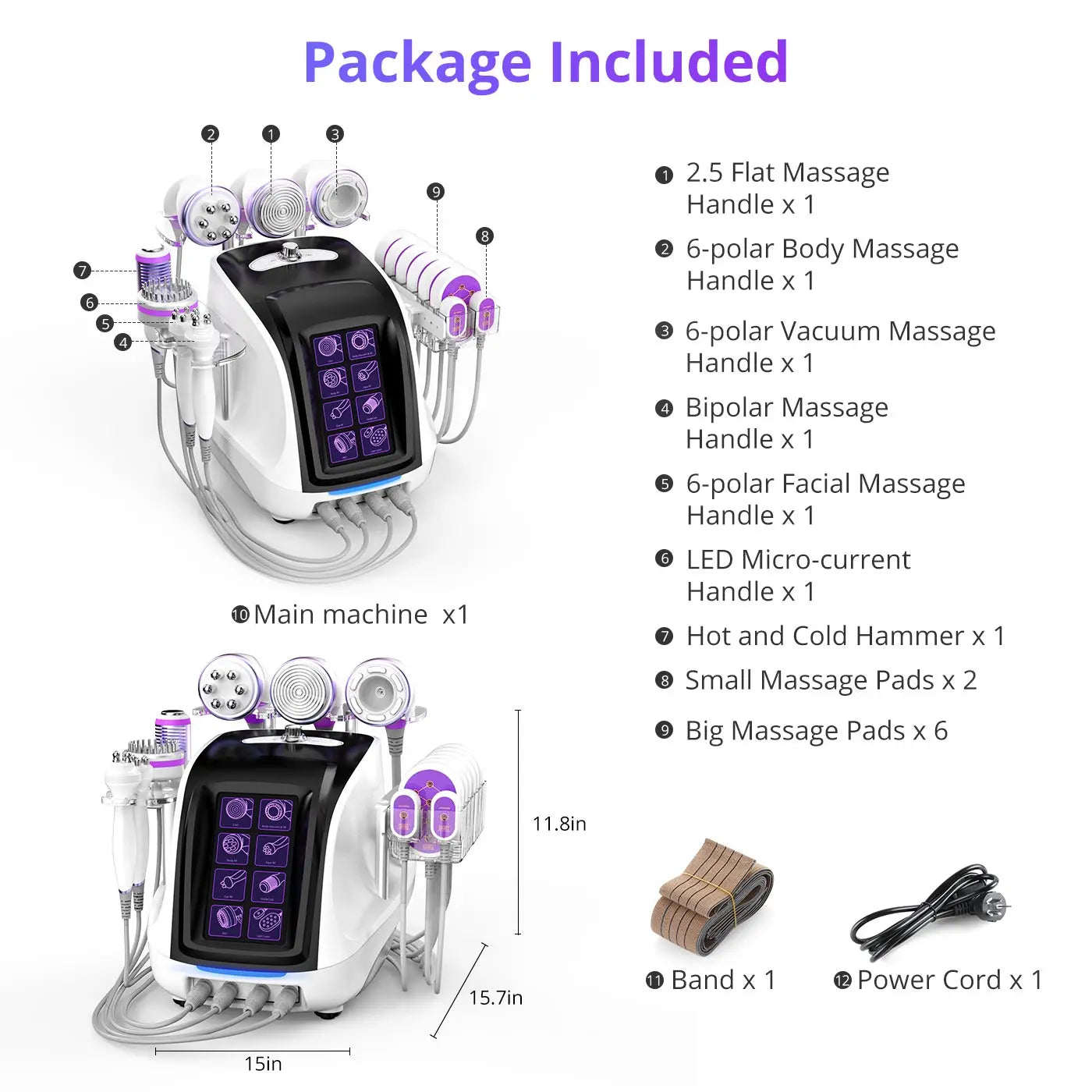 MYCHWAY Cavitation 40K Machine for Skin Tightening and Facial Stimulation