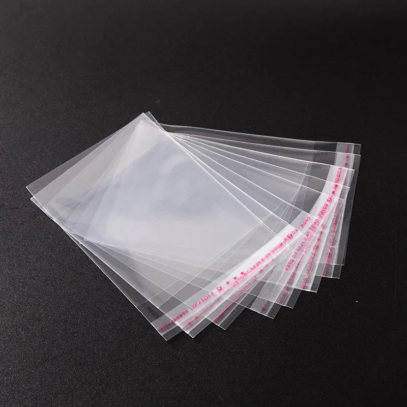 Clear Self Adhesive Resealable OPP Plastic Storage Bags
