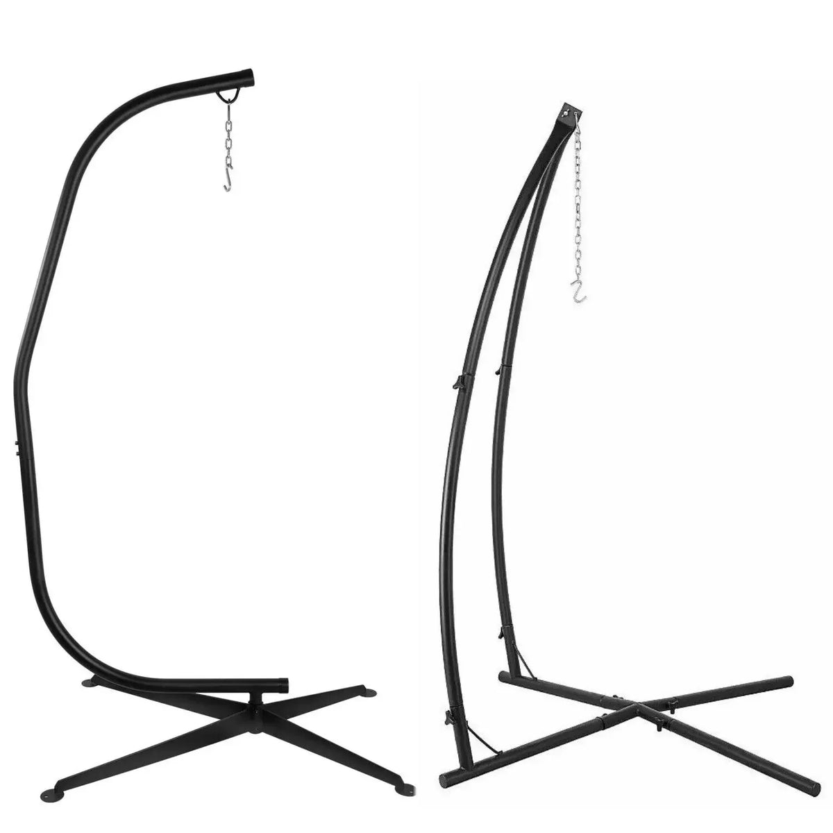 Homfa Heavy Duty Hanging Hammock Chair Stand for Outdoor Use