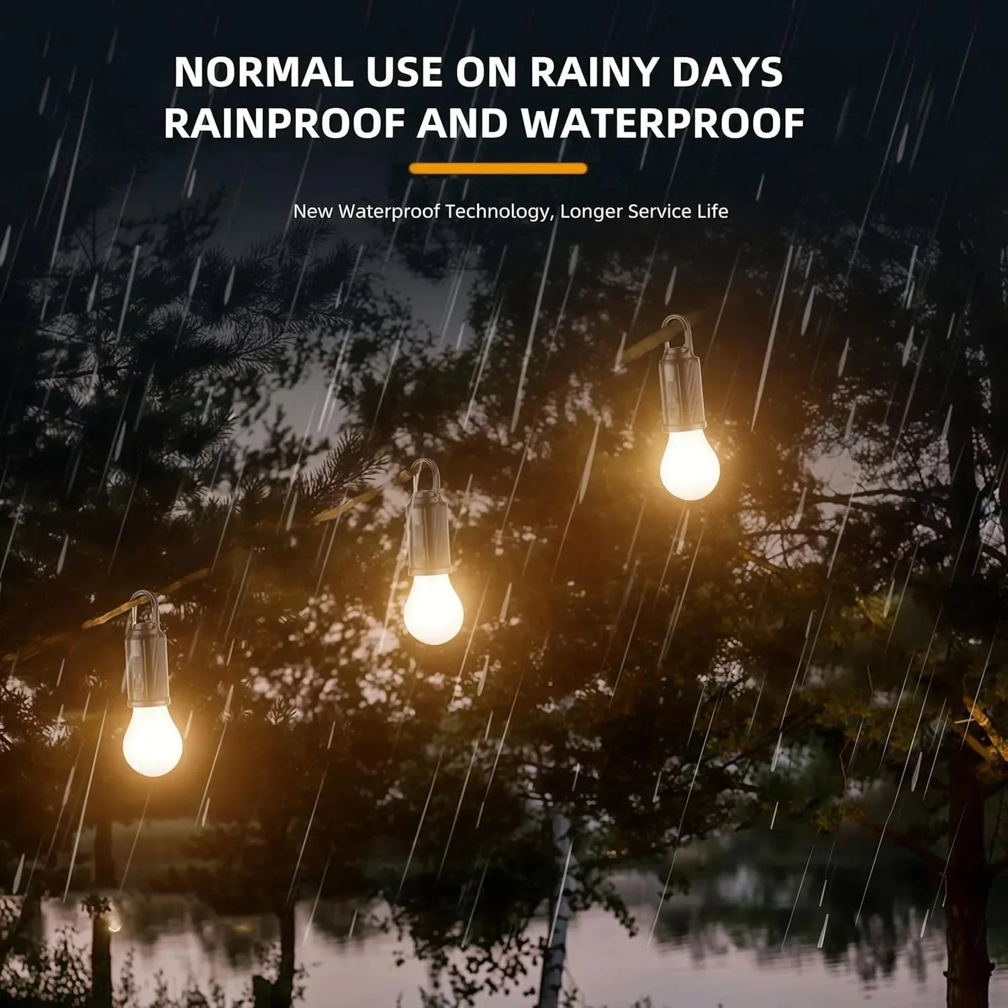 Liuyangmao Outdoor USB Rechargeable LED Lantern Emergency Portable Light