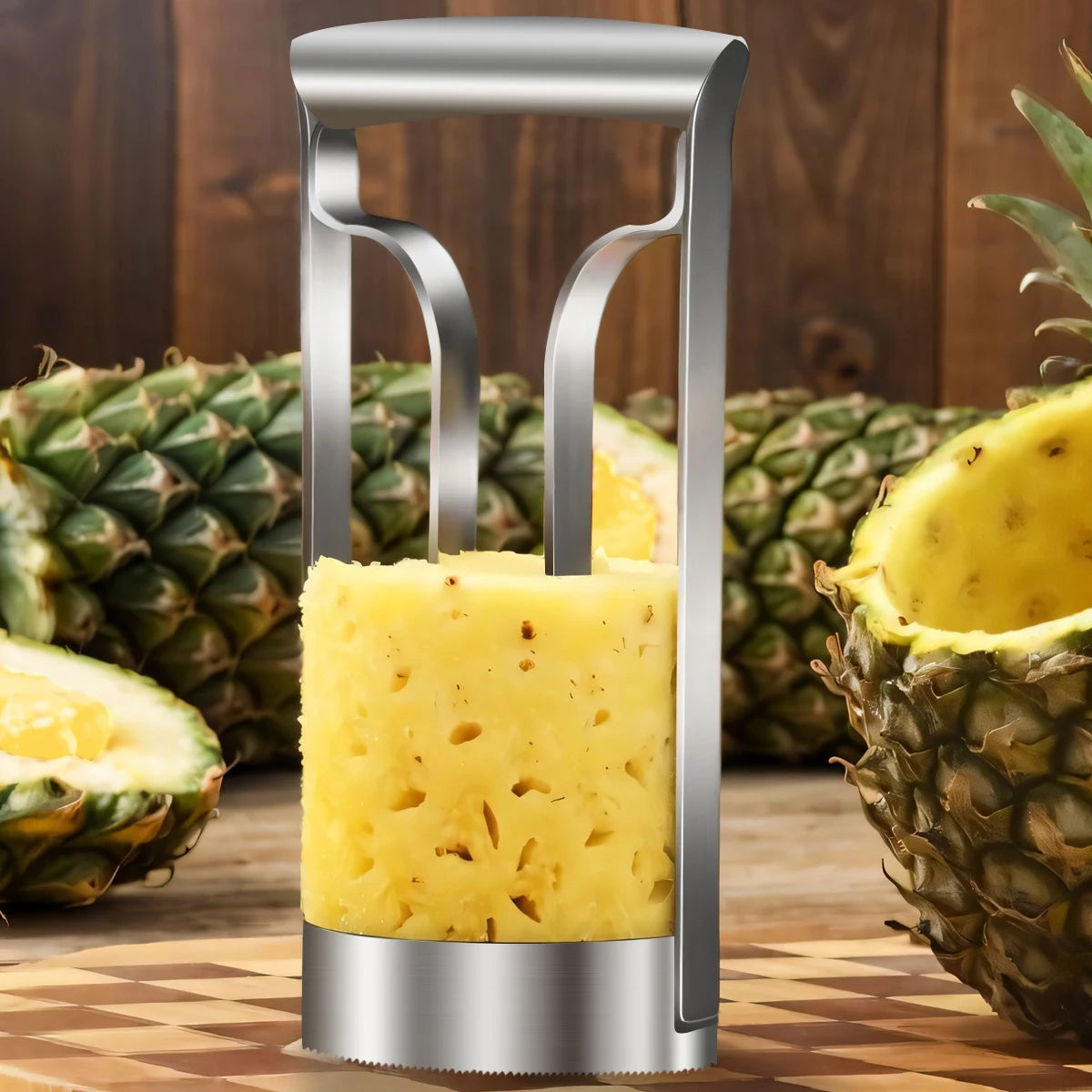 Pineapple Corer Slicer Stainless Steel Fruit Tool For Home Kitchen