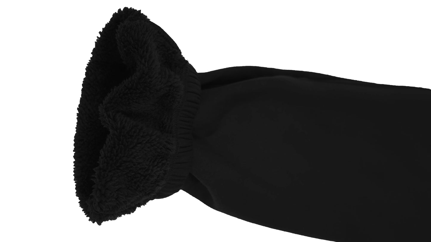 NONECN Wool Warm Pants With Lamb Fleece Lining For Men