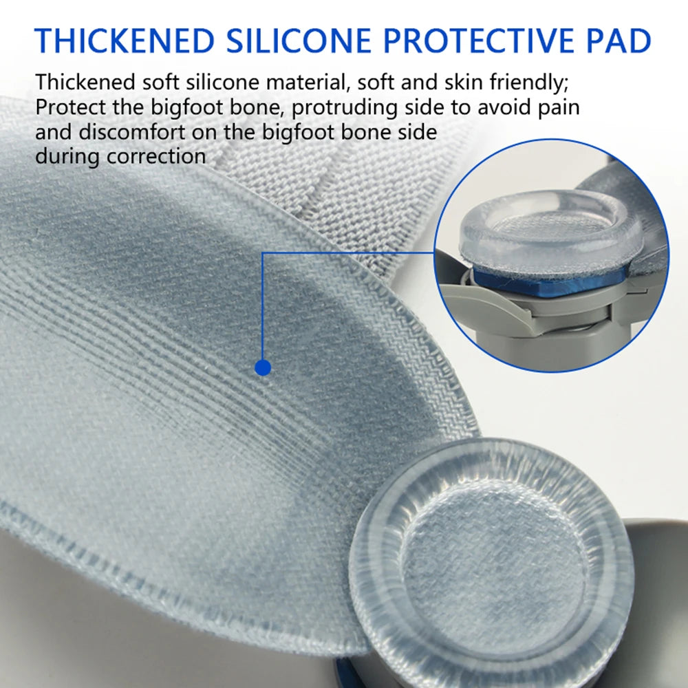 Hailicare Adjustable Bunion Corrector And Toe Separator For Hallux Valgus