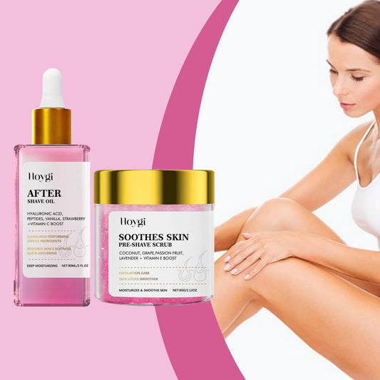 Hoygi Sensitive Skin Shaving Cream With After Shave Oil