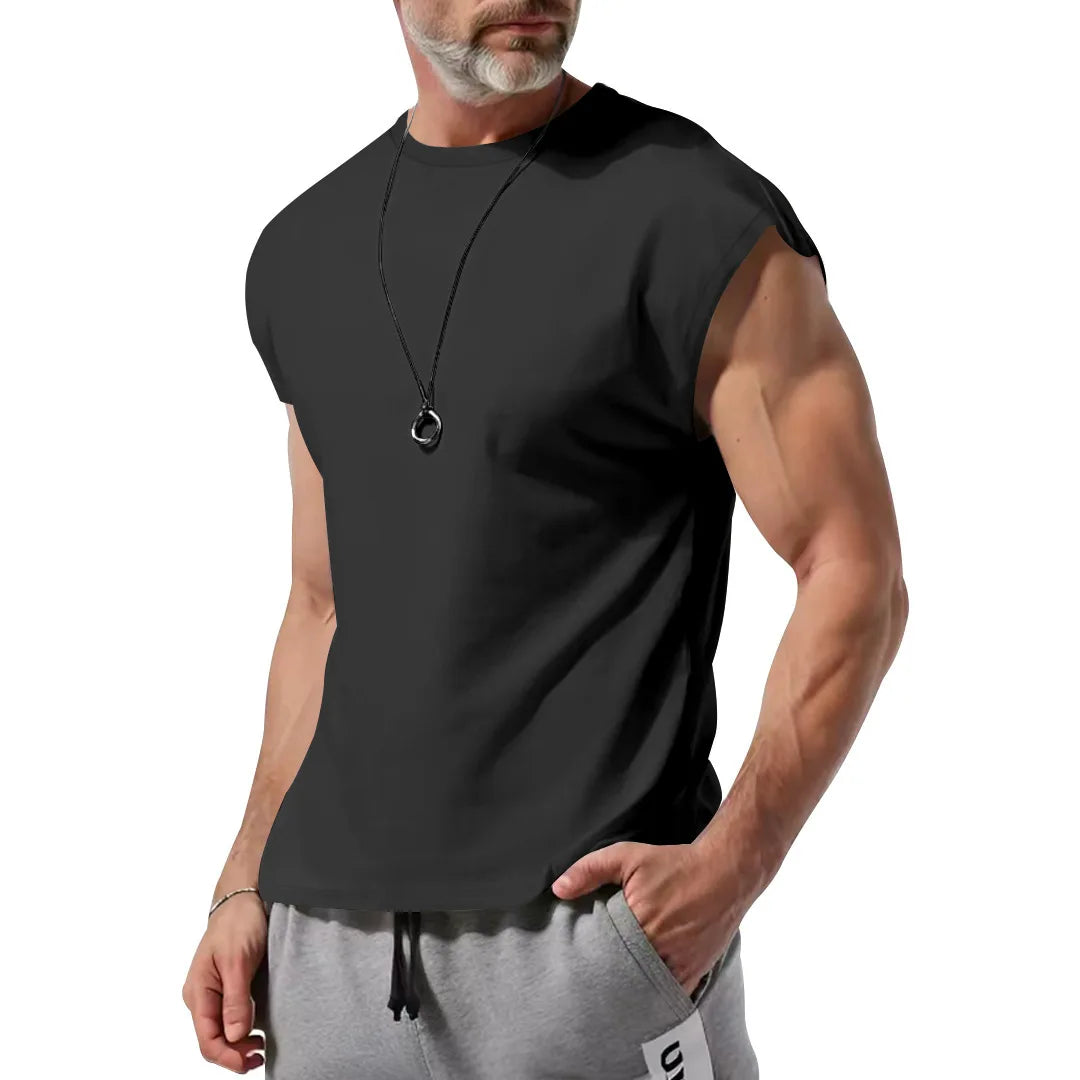 Amazon cross-border men's clothing summer new sleeveless t-shirt youth casual loose thin vest men