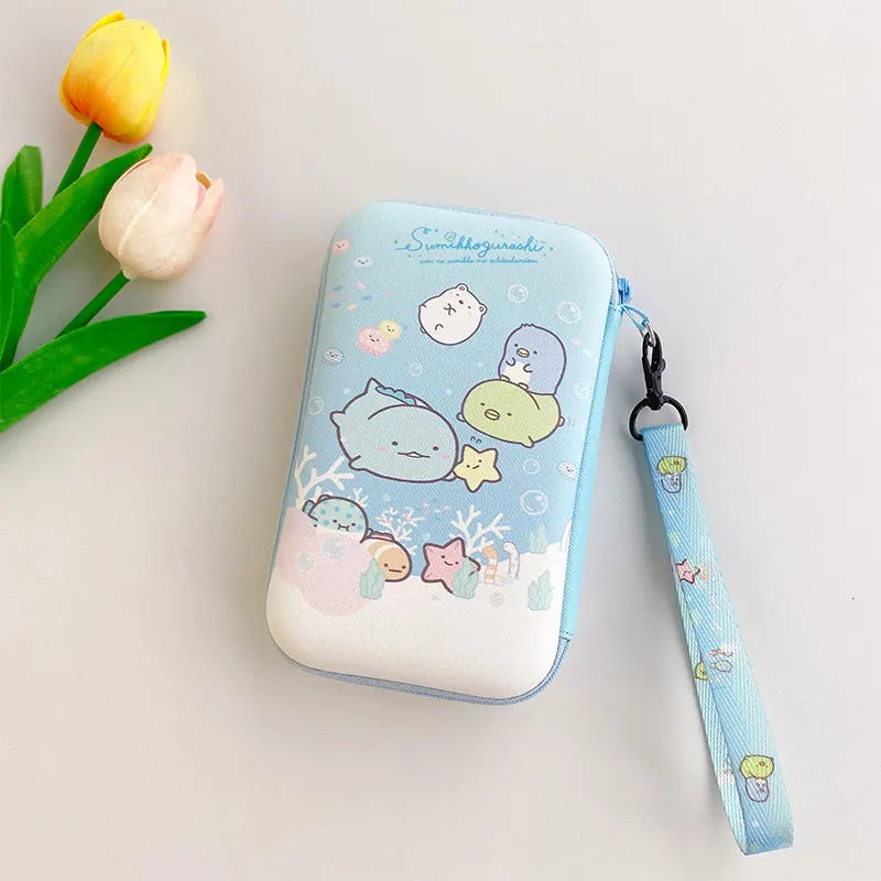 Lanyards Storage Bag Case For R36S R36H RG35XX H R36 Ultra K36 Video Game Console Handbag Pouch Protective Cover Box Accessories