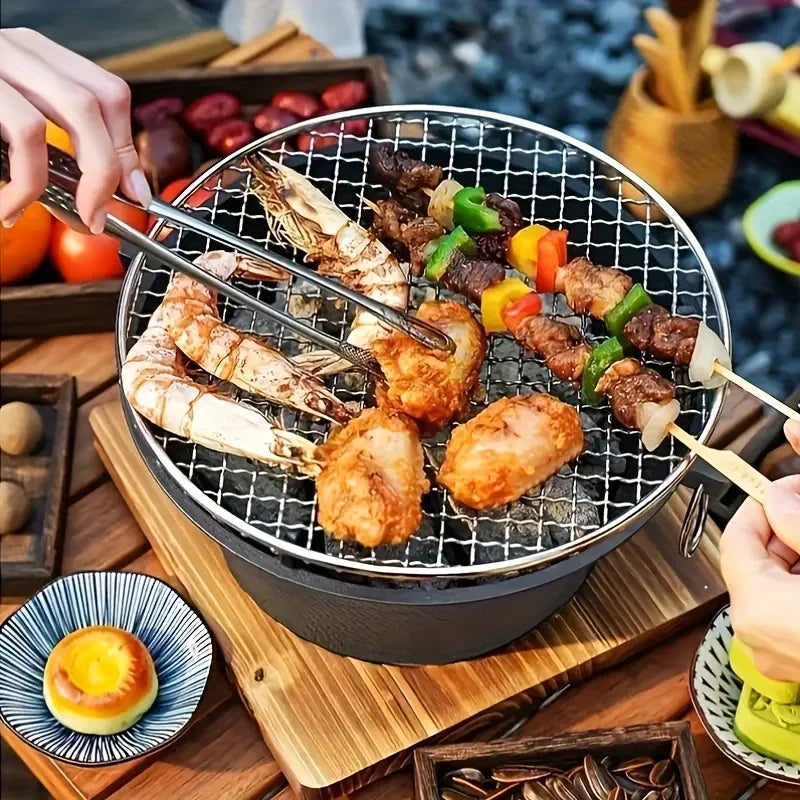 KL1 Cast Iron Oven Fireplace Charcoal And Alcohol Stove Outdoors