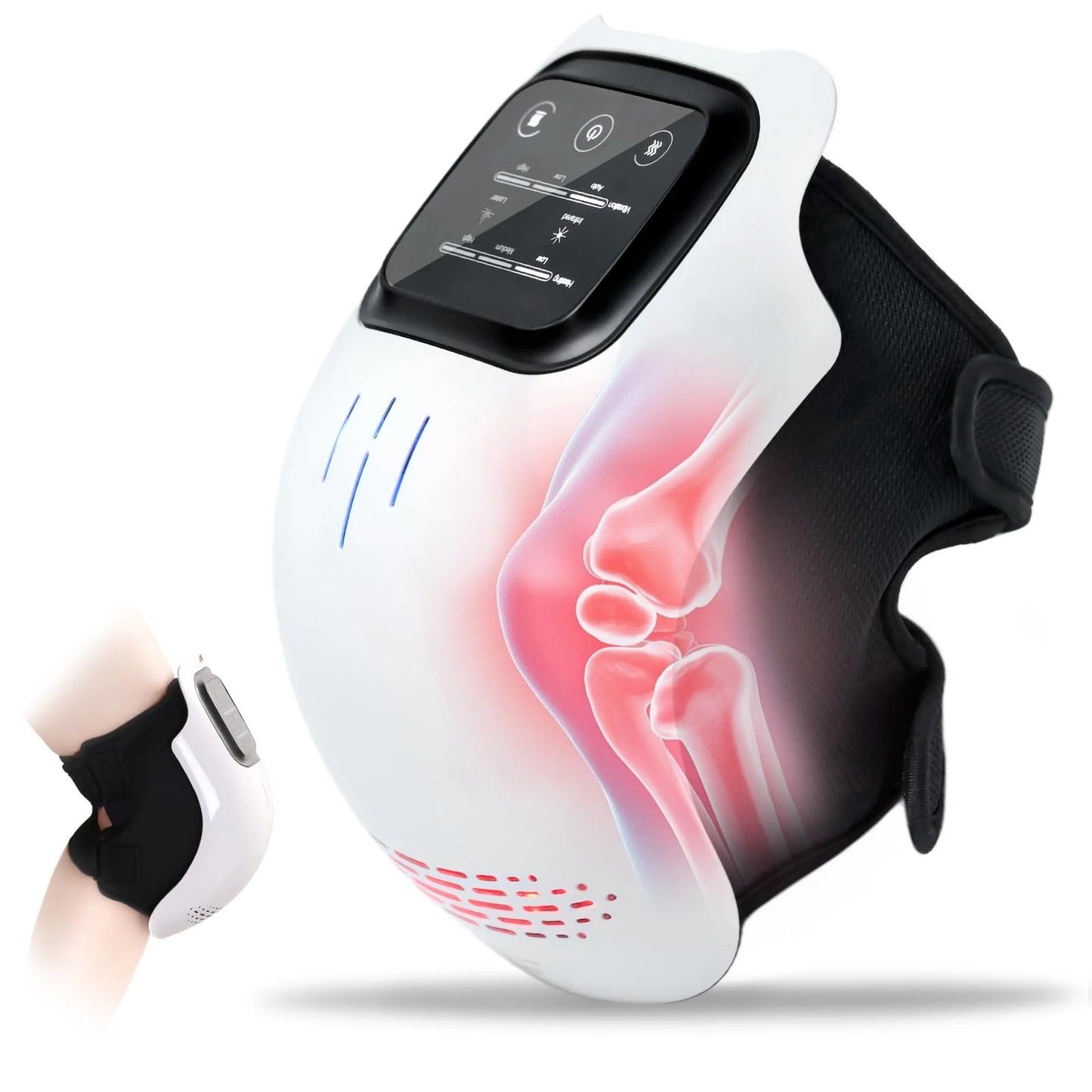 Cordless Joint Massager for Knees Shoulders Elbows with Heat