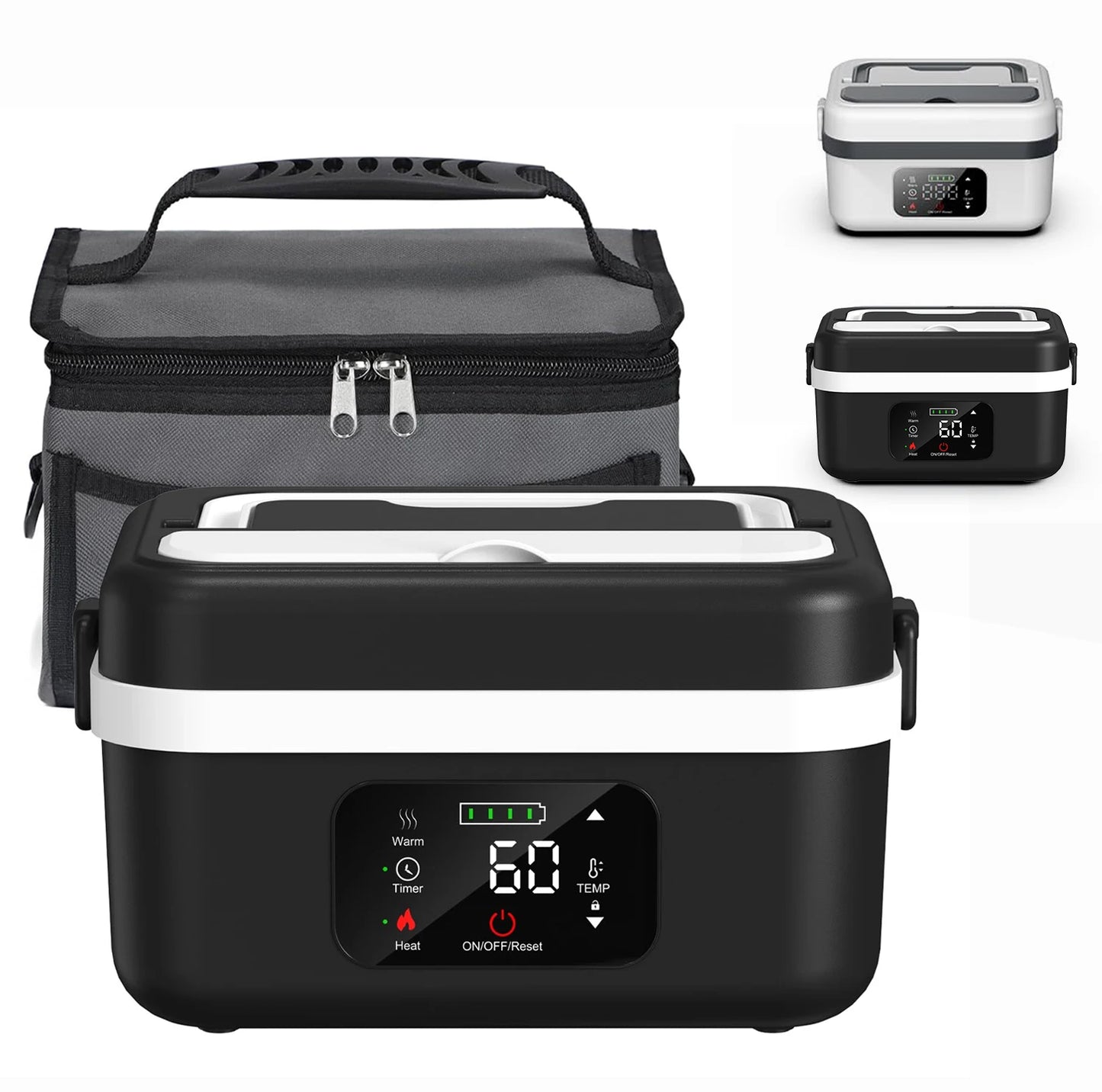 Wireless Electric Insulated Lunch Box With 8000mAh Battery