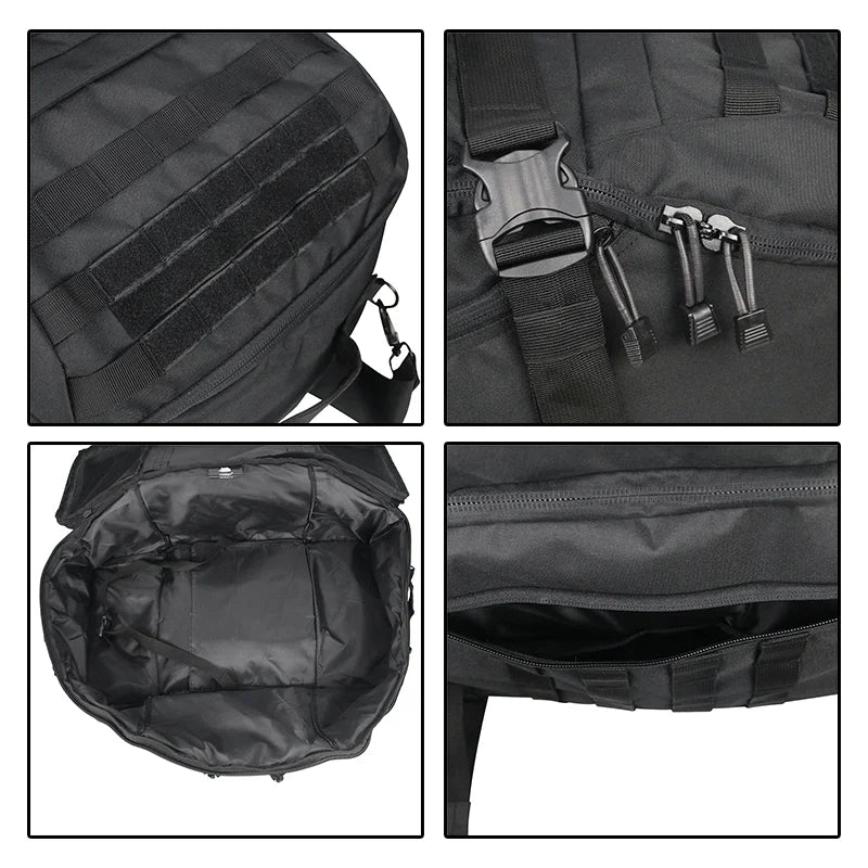 QCN Molle Tactical Travel Bag For Camping Hiking Gym