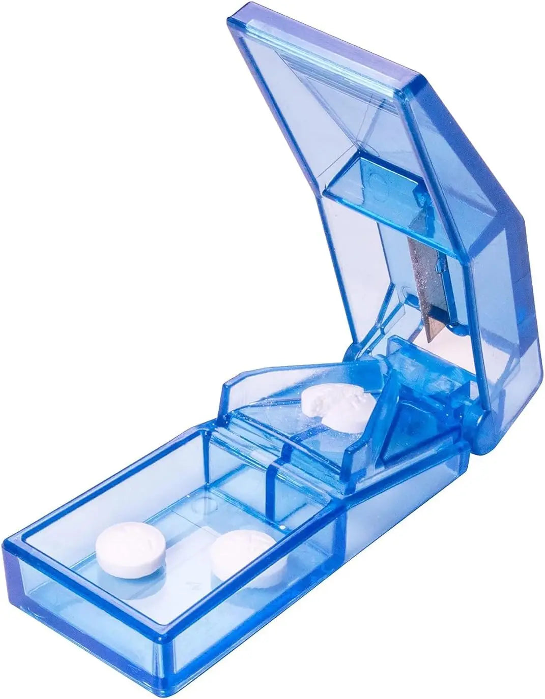 Pill Splitter With V Shaped Grip For Accurate Pill Cutting