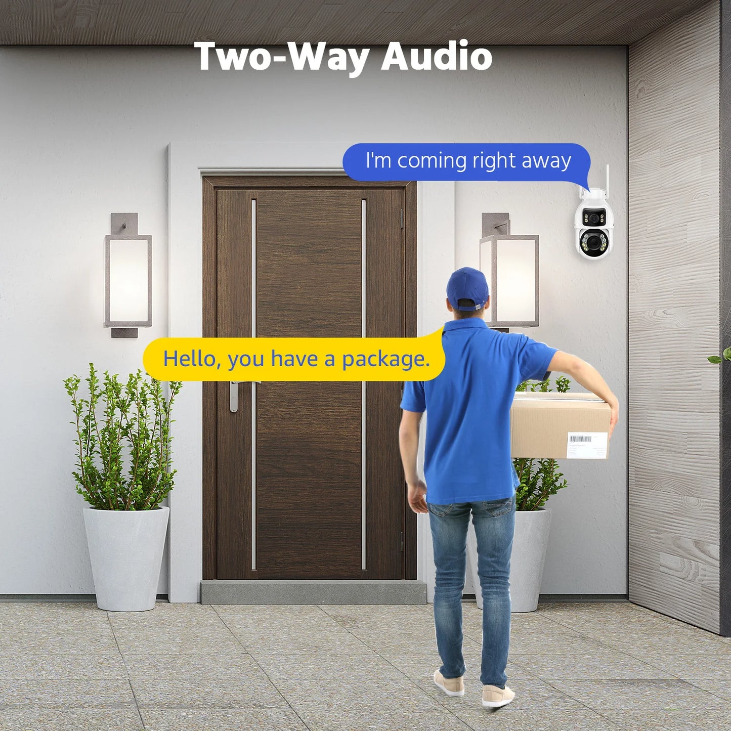 ANNKE Dual Lens 10MP PTZ WiFi Security Camera For Outdoors