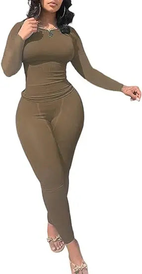 Women Two Piece Exercise Set Breathable Quick Dry Activewear Polyester