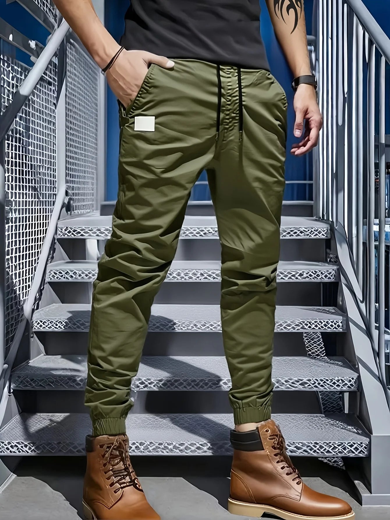 Winthunder Men's Seasonal Workwear Pants With Multiple Pockets