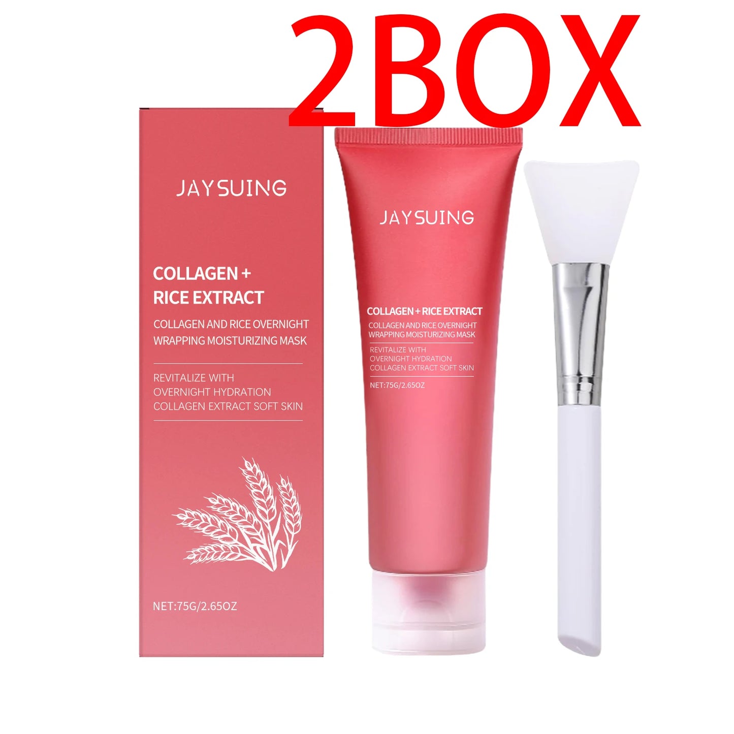 Jaysuing Rice Moisturizing Peel Off Mask Hydrating Anti Wrinkle Brightening