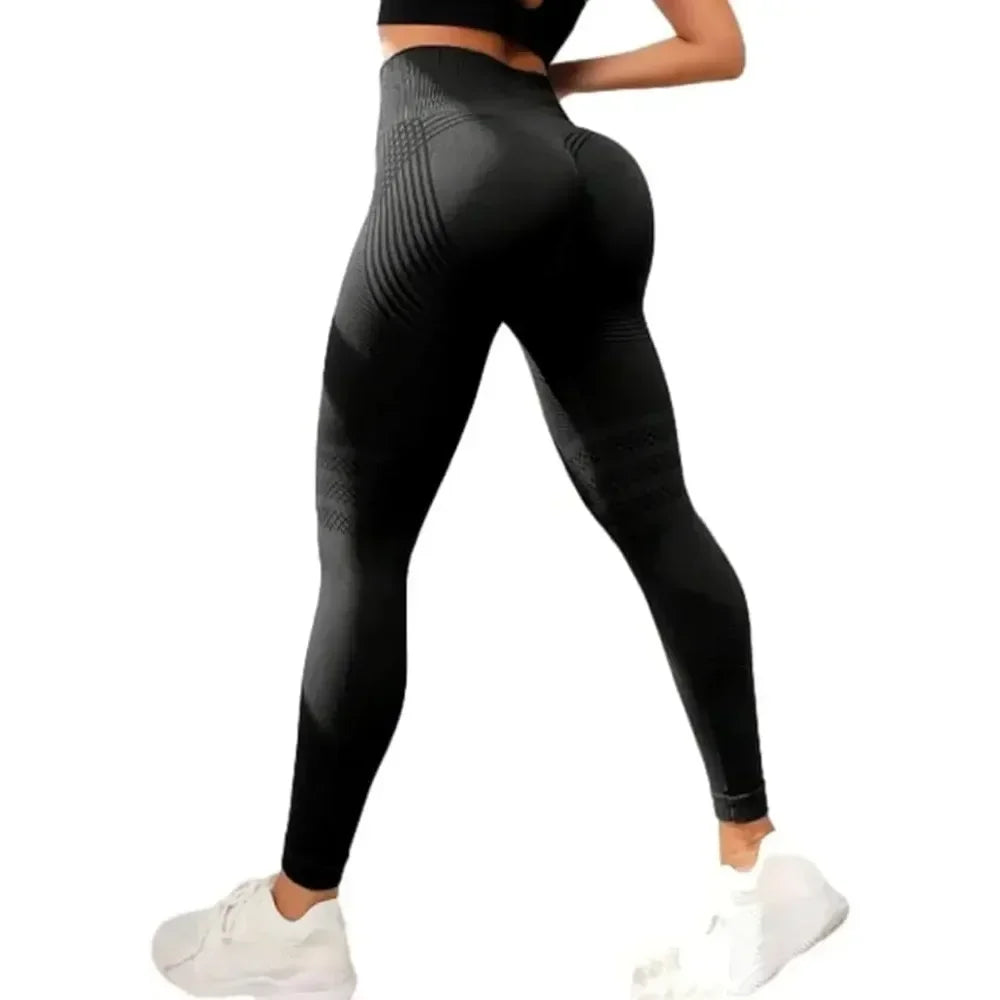 Cellulite 3D Leggings High Waisted Butt Lift Tummy Control For Gym