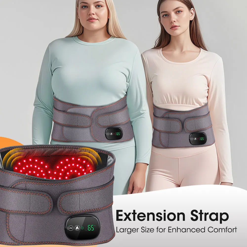 Moajaza Wireless Heating Waist Massager Lumbar Back Support