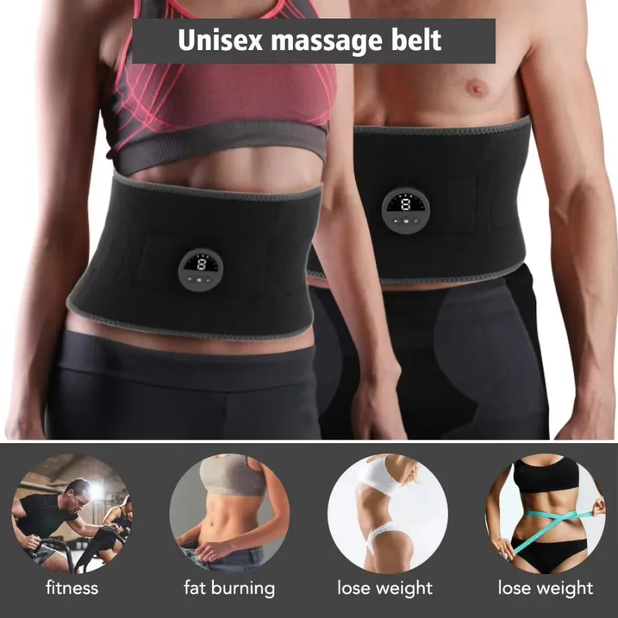 Jitesy EMS Abdominal Muscle Trainer With 6 Modes USB Rechargeable