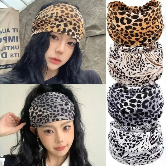 Set Of Four Athletic Headbands For Women Moisture Wicking Breathable