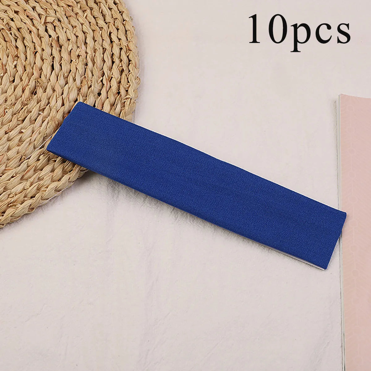 Elastic Hair Bands for Women Solid Color Set of 10 Hair Accessories