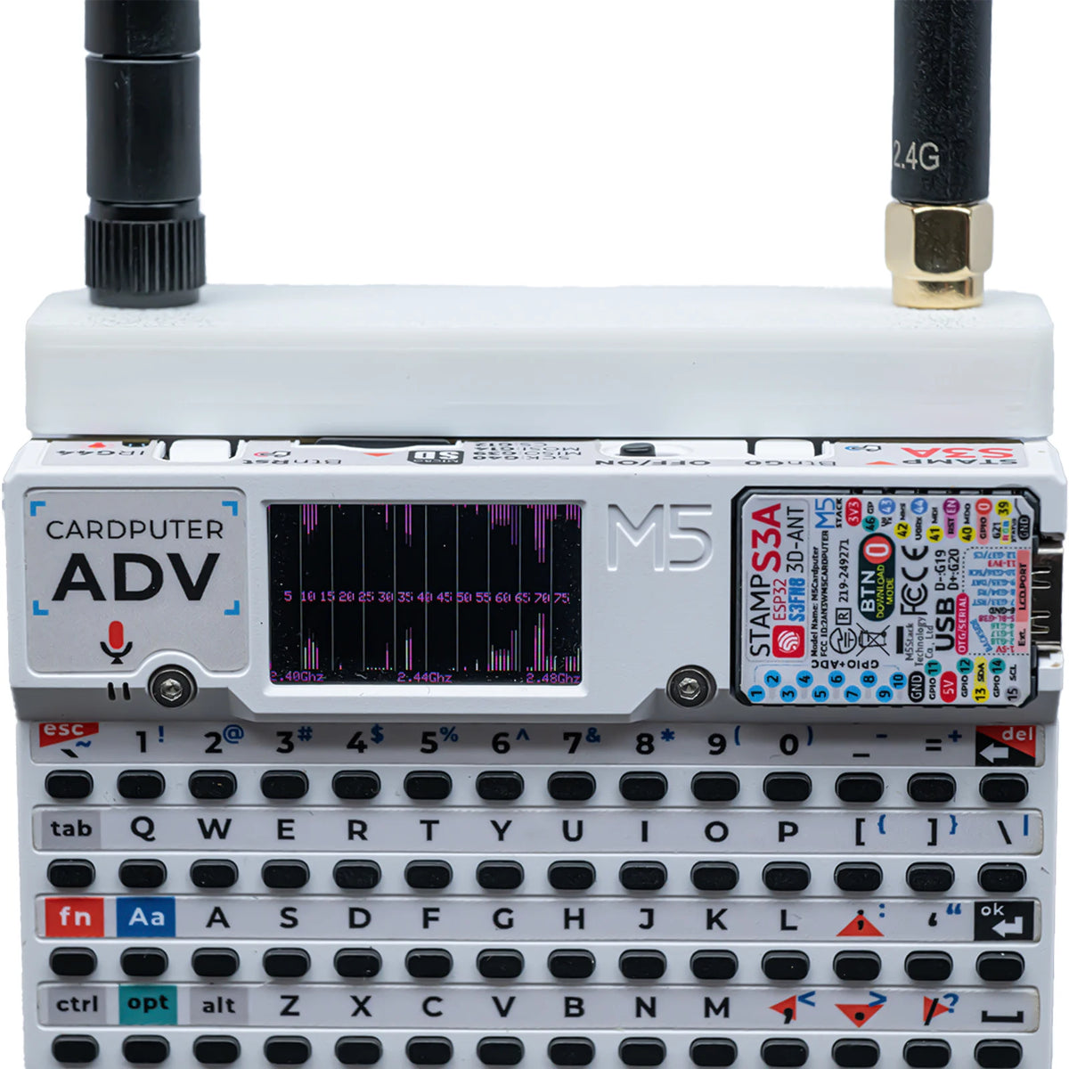M5Stack Cardputer ADV 915MHz CC1101 & NRF24 2.4G 2-in-1 Devboard, Auto Switching, High Stability Board, Ship from US PINGEQUA