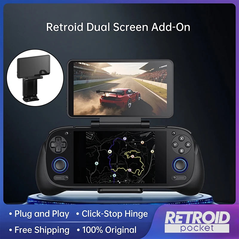 Retroid Dual Screen OLED Clip Add On For Gaming Consoles