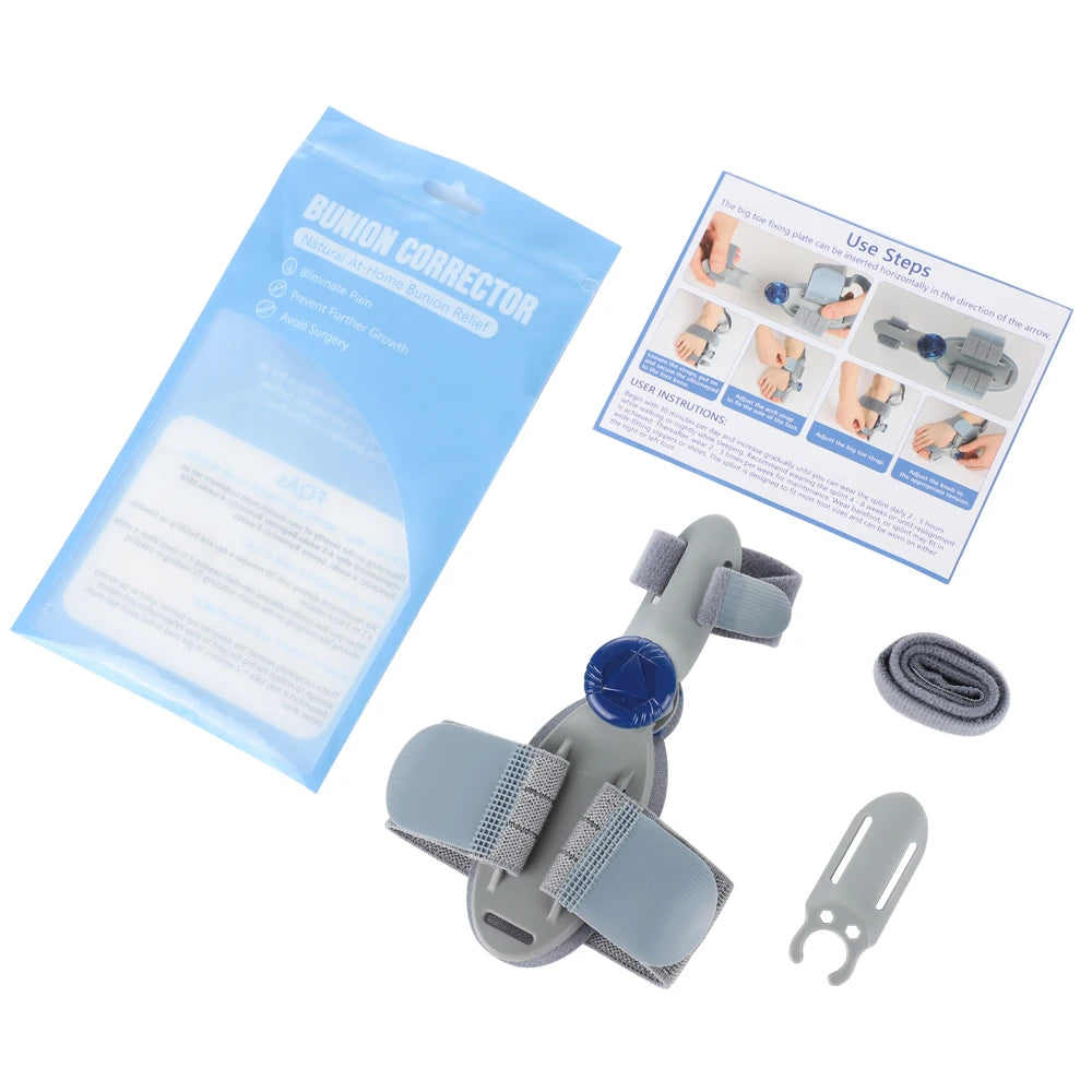 Hailicare Adjustable Bunion Corrector And Toe Separator For Hallux Valgus
