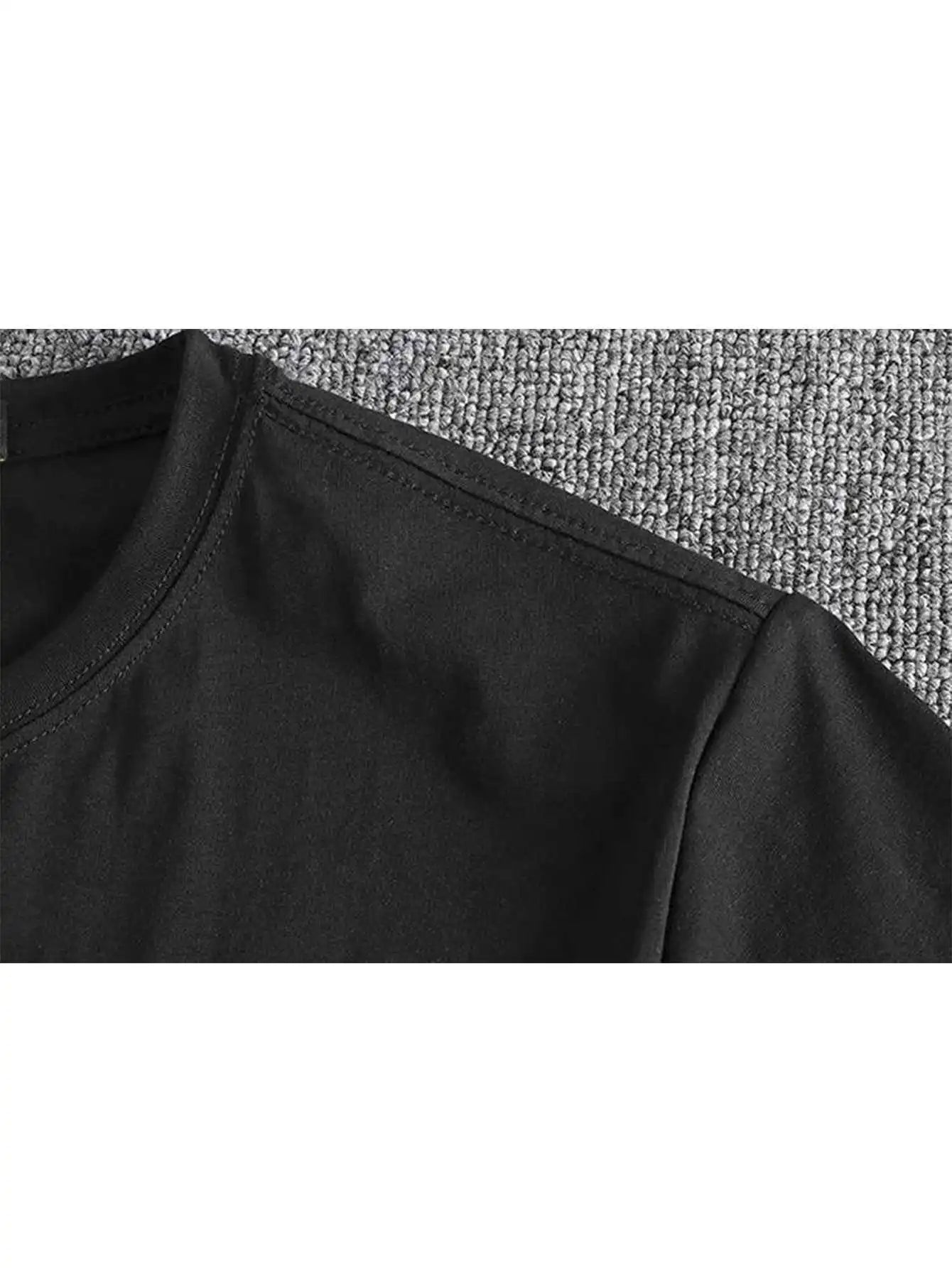Men's One Hundred Percent Cotton Oversize Crewneck T Shirt Breathable
