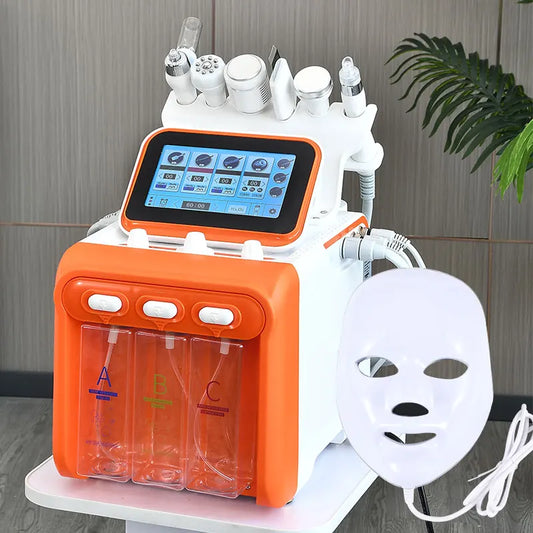 7 in 1 Hydro Microdermabrasion Aqua Peeling H2O2 Facial Machine Hydra Water Dermabrasion Peel Oxygen Jet Beauty Equipment