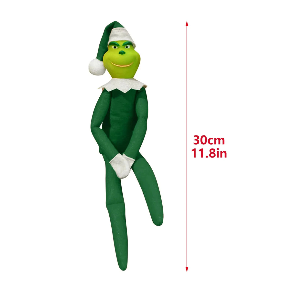 Christmas Elf Plush Doll Holiday Decorative Collectible Figurine
