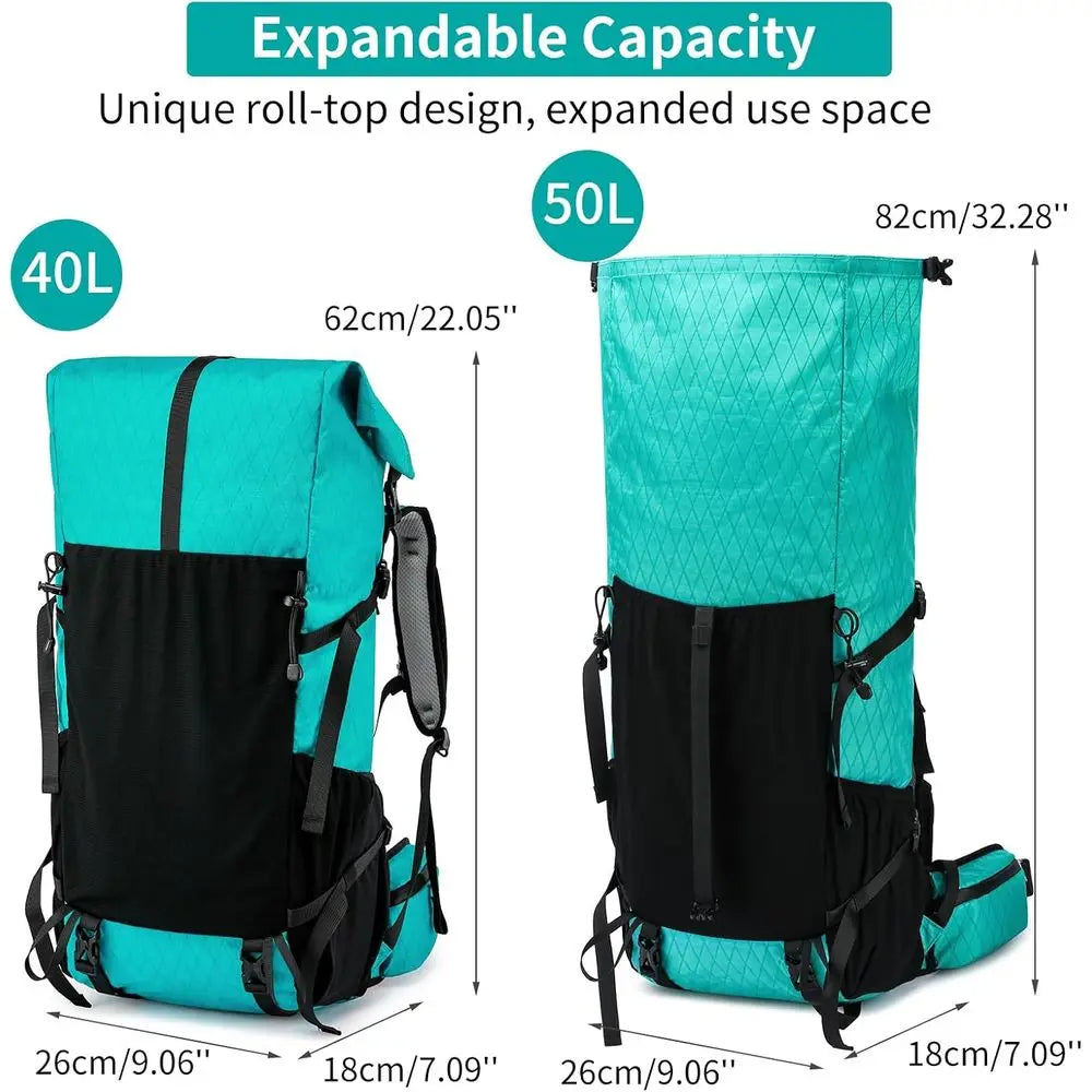 Large Capacity Hiking Backpack With Internal Frame For Camping