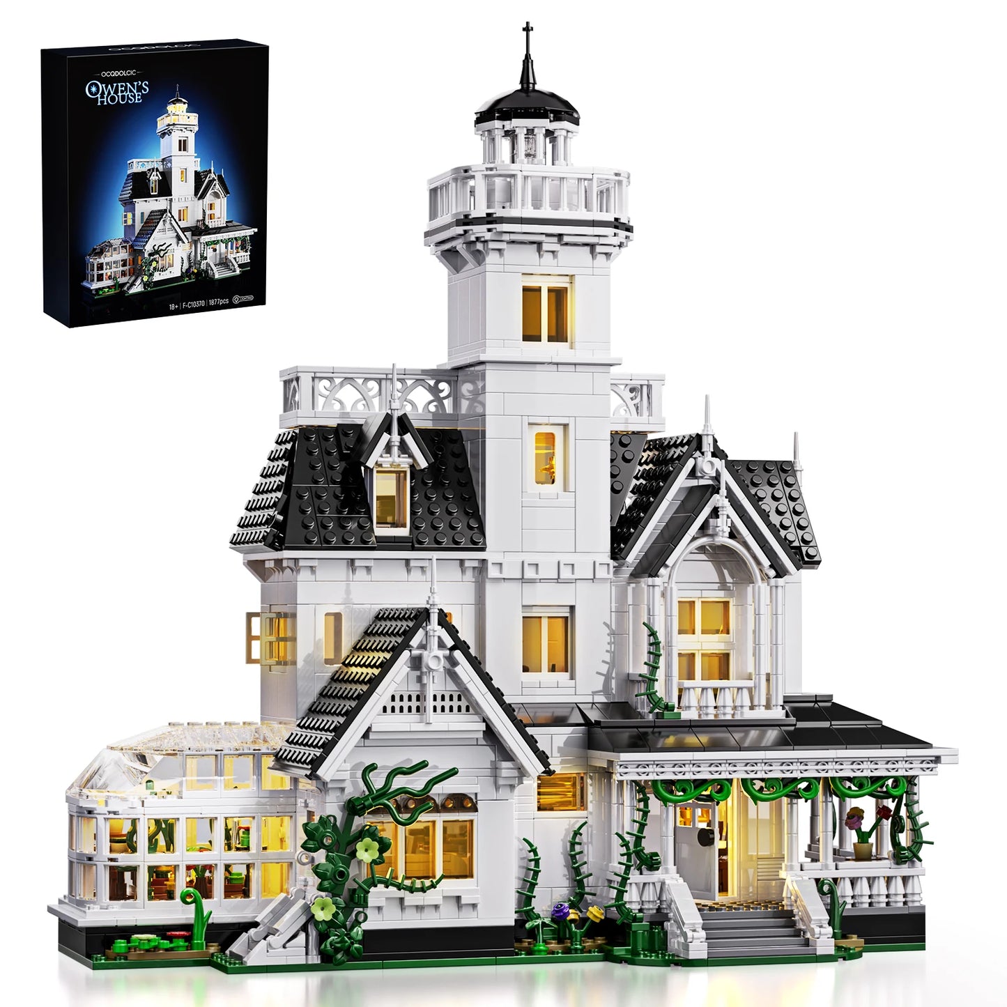 Magic House Building Set With LED Light Owens House Blocks