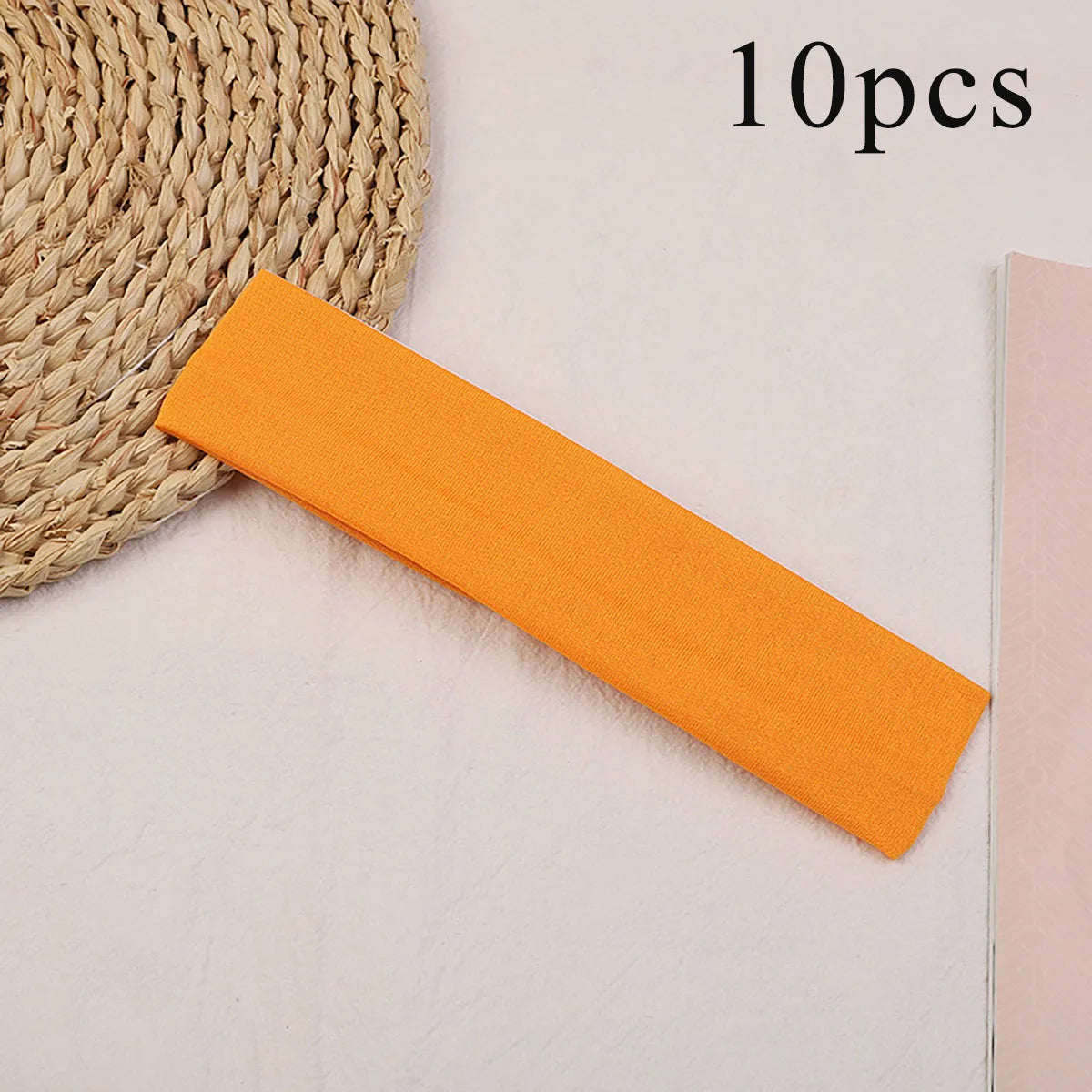 Elastic Hair Bands for Women Solid Color Set of 10 Hair Accessories