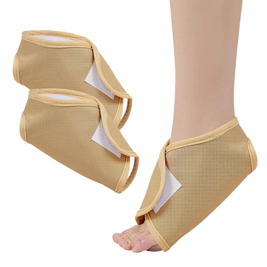 1 Pair Feet Castor Oil Pack Wrap Adjustable Breathable Ankle Wrap Relaxing Your Soles and Relieving Fatigue