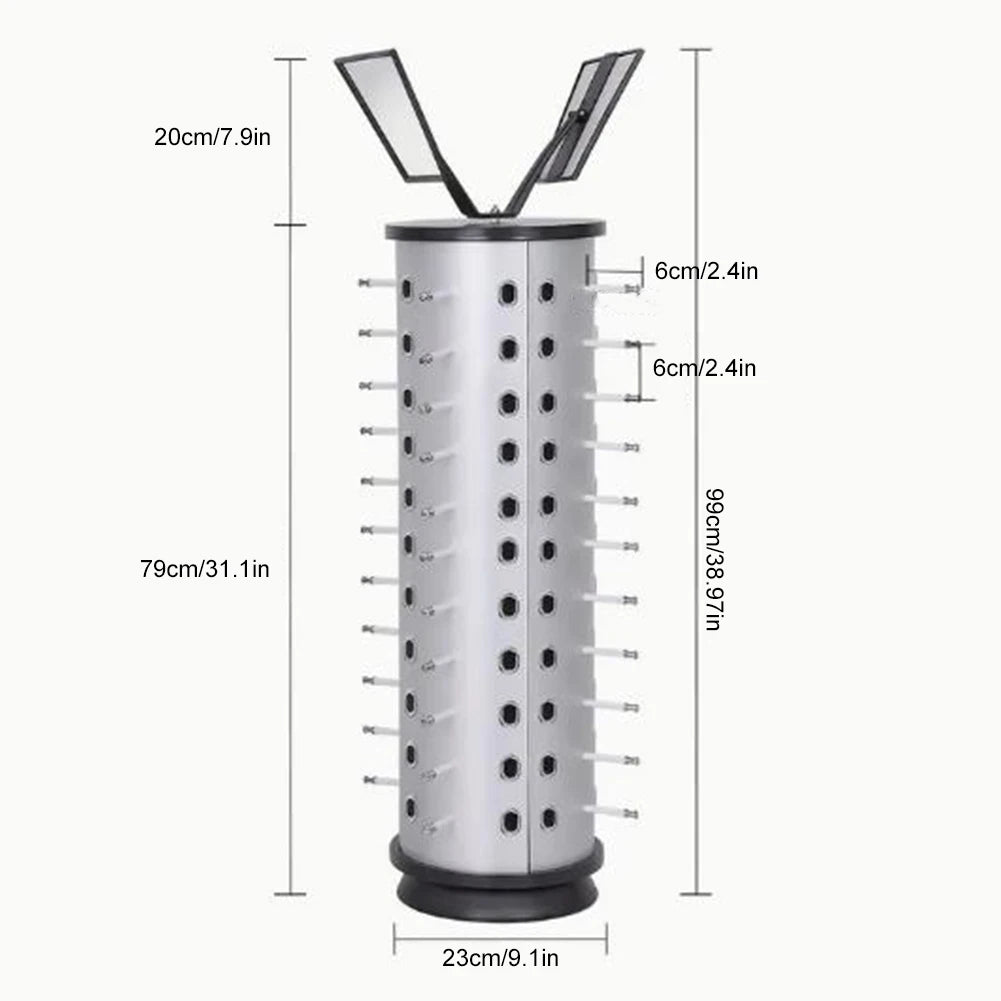 MOJOYCE Rotating Eyewear Display Rack For Sunglasses Carousel 44 Pairs