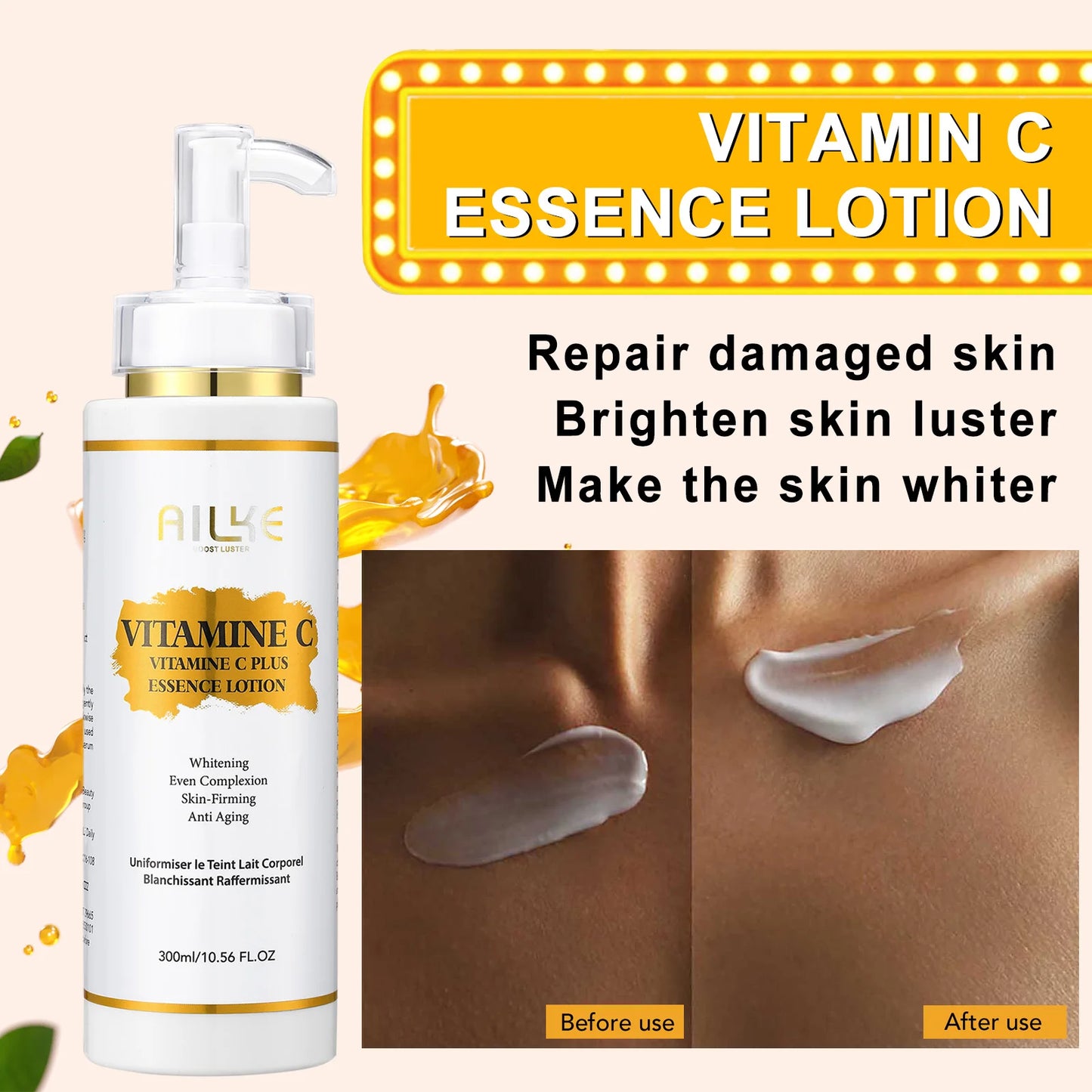 KYLIEFIT Vitamin C Whitening Facial Cream for Bright Even Skin