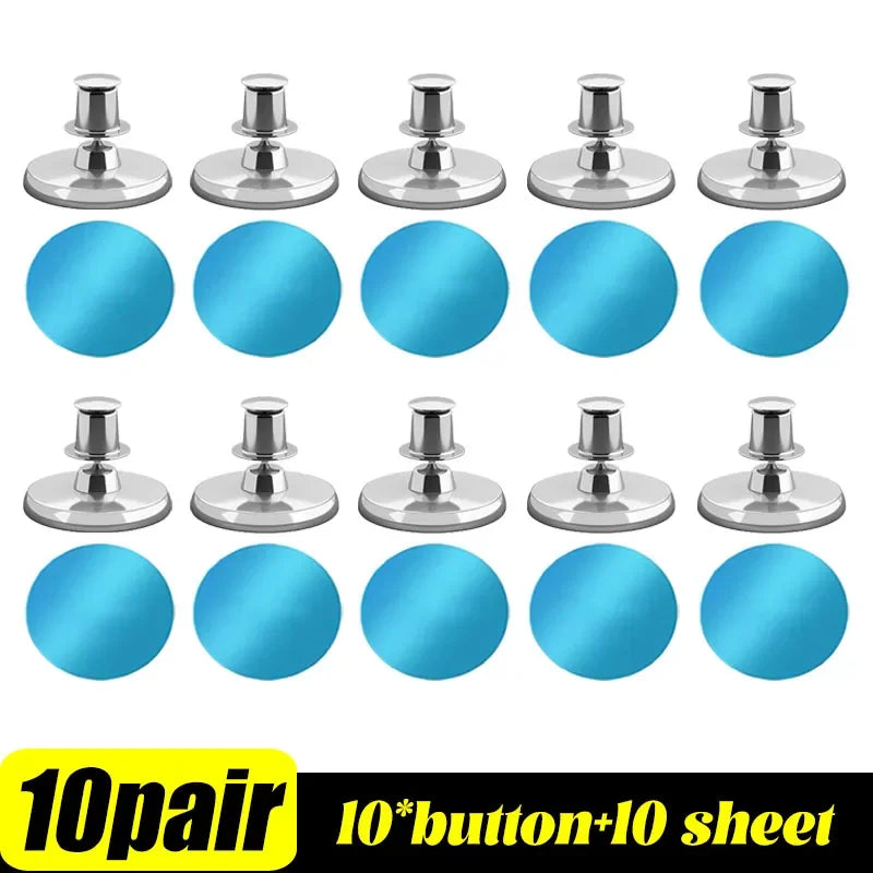 Metal Curtain Magnetic Closure Wall Mounted Magnetic Buckle Shower Curtain Magnet Clips Detachable Window Screen Fixed /.\'p