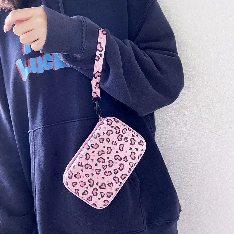 Lanyards Storage Bag Case For R36S R36H RG35XX H R36 Ultra K36 Video Game Console Handbag Pouch Protective Cover Box Accessories